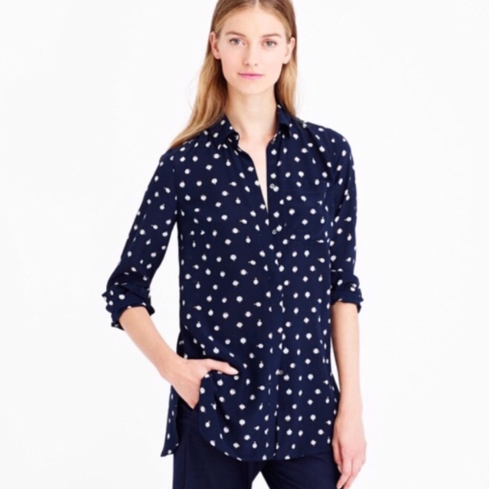 J. Crew Silk Blouse